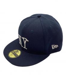 stussy×New Era（ステューシー×ニューエラ）の古着「キャップ」｜ネイビー