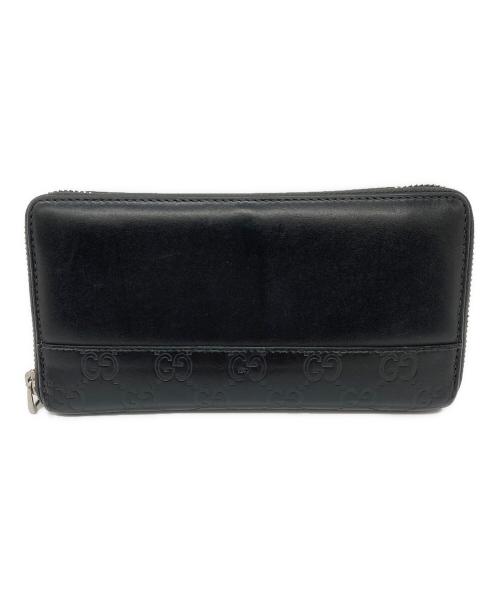 GUCCI（グッチ）GUCCI (グッチ) 長財布 ブラックの古着・服飾アイテム