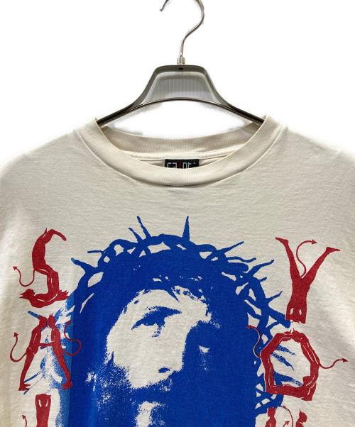 SAINT MICHAEL（セントマイケル）SAINT MICHAEL (セントマイケル) 半袖カットソー ホワイト サイズ:Ｌの古着・服飾アイテム