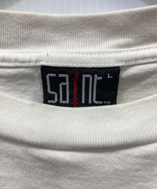 SAINT MICHAEL（セントマイケル）SAINT MICHAEL (セントマイケル) 半袖カットソー ホワイト サイズ:Ｌの古着・服飾アイテム