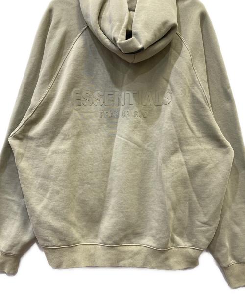 FOG ESSENTIALS（フィアオブゴッド エッセンシャル）FOG ESSENTIALS (フィアオブゴッド エッセンシャル) プルオーバーパーカー ベージュ サイズ:XLの古着・服飾アイテム