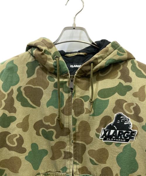 X-LARGE（エクストララージ）X-LARGE (エクストララージ) 中綿ジャケット カーキ サイズ:Mの古着・服飾アイテム