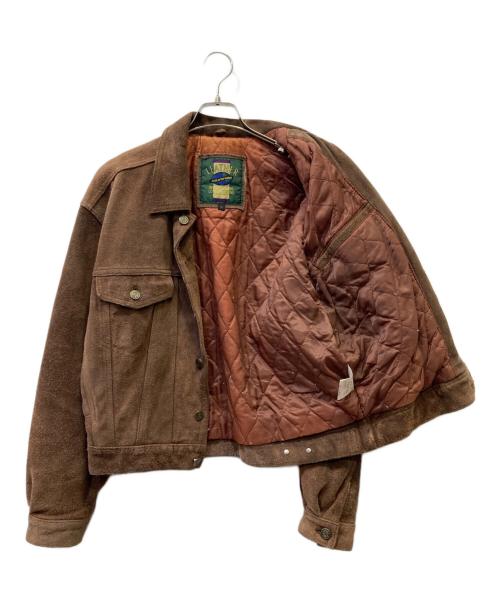 不明（フメイ）不明 (フメイ) スウェードジャケット ブラウン サイズ:Lの古着・服飾アイテム