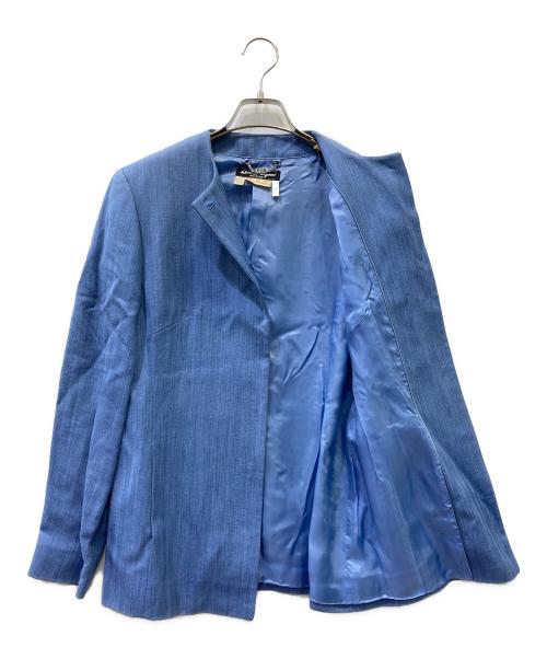 Salvatore Ferragamo（サルヴァトーレ フェラガモ）Salvatore Ferragamo (サルヴァトーレ フェラガモ) ジャケット ブルー サイズ:42の古着・服飾アイテム