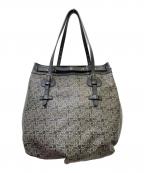 CELINEセリーヌ）の古着「トートバッグ」｜ブラック×グレー