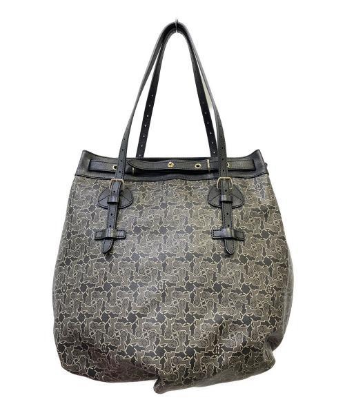 CELINE（セリーヌ）CELINE (セリーヌ) トートバッグ ブラック×グレーの古着・服飾アイテム