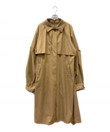 FORKSY（フォルクシー）の古着「３WAYフライヨークステンカラーコート」｜ブラウン