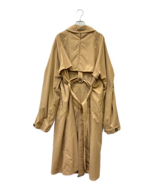 FORKSY（フォルクシー）FORKSY (フォルクシー) ３WAYフライヨークステンカラーコート ブラウン サイズ:FREEの古着・服飾アイテム