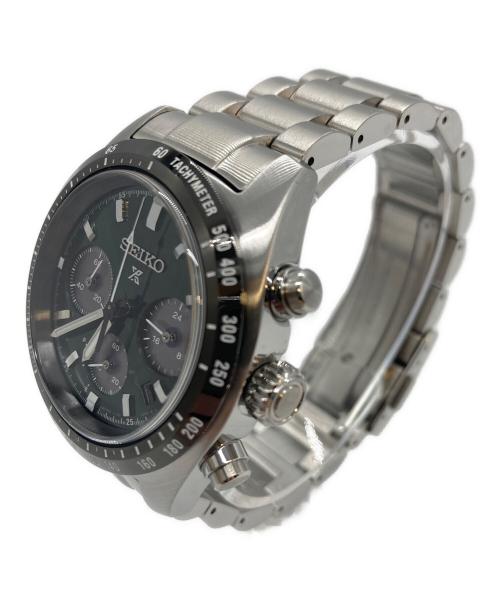 SEIKO（セイコー）SEIKO (セイコー) クロノグラフ グリーンの古着・服飾アイテム