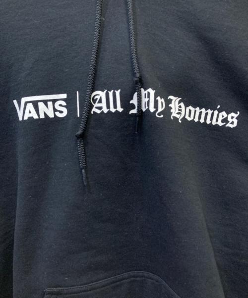 VANS（ヴァンズ）VANS (ヴァンズ) ZORN All my homies プルオーバーパーカー ブラック サイズ:Lの古着・服飾アイテム