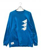 WTAPSダブルタップス）の古着「長袖カットソー」｜ブルー