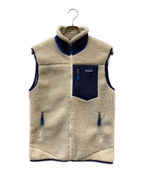 Patagonia（パタゴニア）Patagonia (パタゴニア) ボアベスト ベージュ サイズ:Sの古着・服飾アイテム