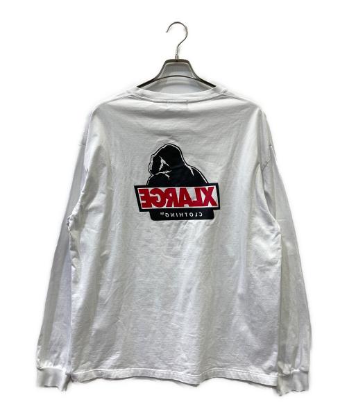 X-LARGE（エクストララージ）X-LARGE (エクストララージ) 長袖カットソー ホワイト サイズ:XLの古着・服飾アイテム