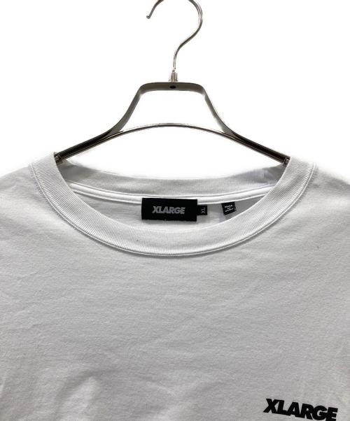 X-LARGE（エクストララージ）X-LARGE (エクストララージ) 長袖カットソー ホワイト サイズ:XLの古着・服飾アイテム