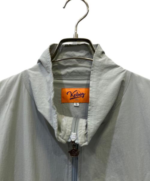KEBOZ（ケボズ）KEBOZ (ケボズ) ナイロンジャケット グレー サイズ:Lの古着・服飾アイテム