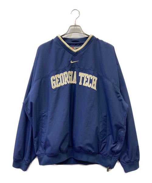 NIKE（ナイキ）NIKE (ナイキ) カレッジロゴプルオーバー ネイビー サイズ:XLの古着・服飾アイテム