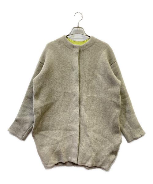 ELENDEEK（エレンディーク）ELENDEEK (エレンディーク) 厚手カーディガン グレー サイズ:Fの古着・服飾アイテム