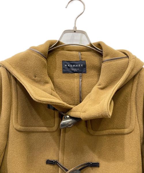MACPHEE（マカフィー）MACPHEE (マカフィー) ウールメルトンログダッフルコート ブラウン サイズ:XSの古着・服飾アイテム