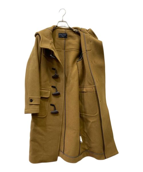 MACPHEE（マカフィー）MACPHEE (マカフィー) ウールメルトンログダッフルコート ブラウン サイズ:XSの古着・服飾アイテム