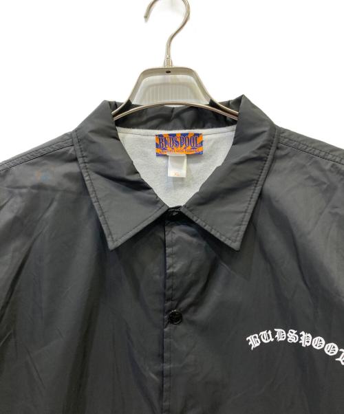 BUDSPOOL（バッズプール）BUDSPOOL (バッズプール) コーチジャケット ブラック サイズ:Xlの古着・服飾アイテム