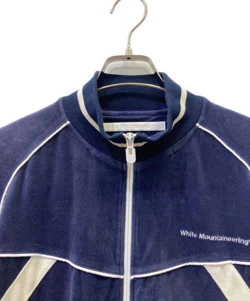 WHITE MOUNTAINEERING（ホワイトマウンテ二アニング）WHITE MOUNTAINEERING (ホワイトマウンテ二アニング) ベロアジャケット ネイビー サイズ:1の古着・服飾アイテム