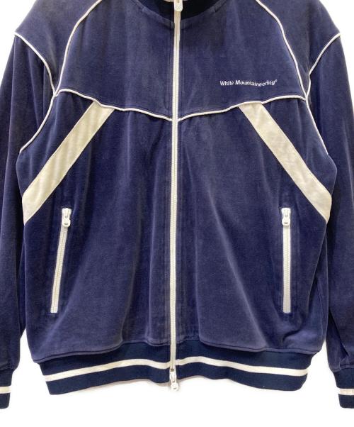 WHITE MOUNTAINEERING（ホワイトマウンテ二アニング）WHITE MOUNTAINEERING (ホワイトマウンテ二アニング) ベロアジャケット ネイビー サイズ:1の古着・服飾アイテム