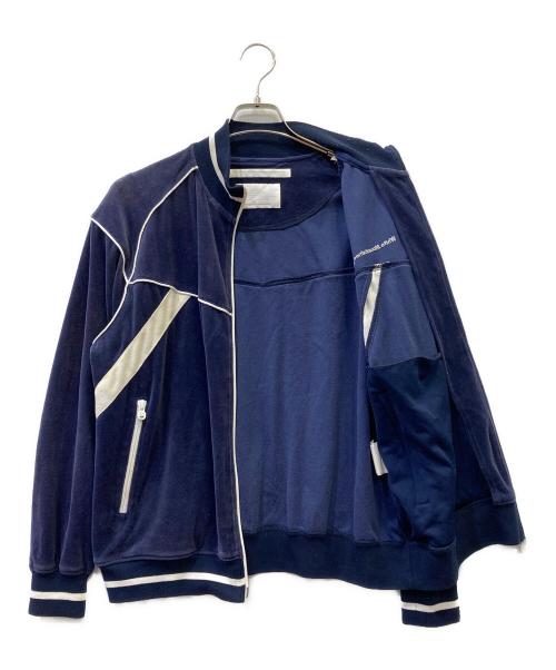 WHITE MOUNTAINEERING（ホワイトマウンテ二アニング）WHITE MOUNTAINEERING (ホワイトマウンテ二アニング) ベロアジャケット ネイビー サイズ:1の古着・服飾アイテム