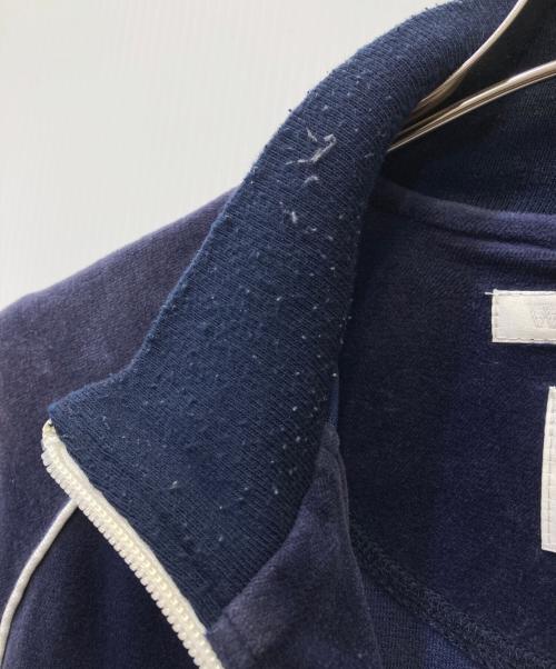 WHITE MOUNTAINEERING（ホワイトマウンテ二アニング）WHITE MOUNTAINEERING (ホワイトマウンテ二アニング) ベロアジャケット ネイビー サイズ:1の古着・服飾アイテム