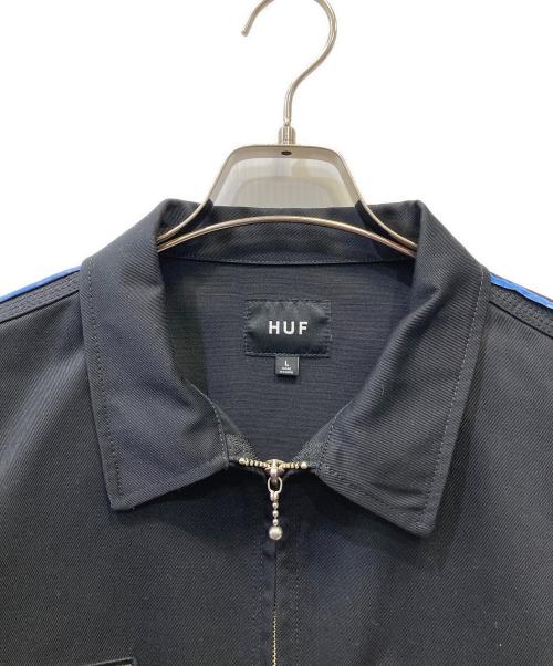 HUF（ハフ）HUF (ハフ) ジャケット ブラック サイズ:Lの古着・服飾アイテム