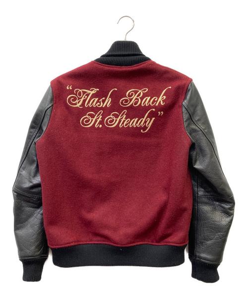 JACKROSE（ジャックローズ）JACKROSE (ジャックローズ) ブルゾン レッド×ブラック サイズ:３の古着・服飾アイテム