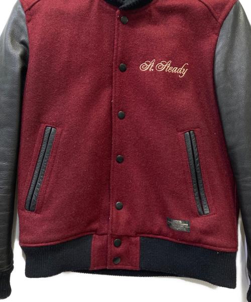 JACKROSE（ジャックローズ）JACKROSE (ジャックローズ) ブルゾン レッド×ブラック サイズ:３の古着・服飾アイテム