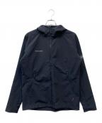 MAMMUTマムート）の古着「マクン ソフトシェル フーデット ジャケット」｜ブラック