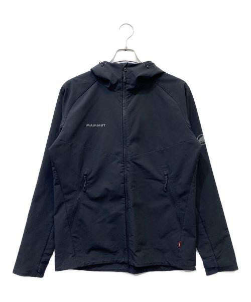 MAMMUT（マムート）MAMMUT (マムート) マクン ソフトシェル フーデット ジャケット ブラック サイズ:Ｌの古着・服飾アイテム