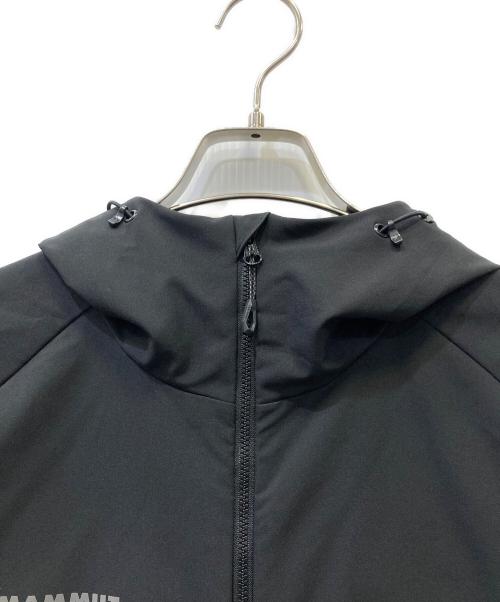 MAMMUT（マムート）MAMMUT (マムート) マクン ソフトシェル フーデット ジャケット ブラック サイズ:Ｌの古着・服飾アイテム