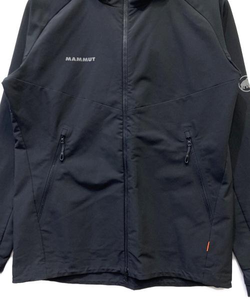MAMMUT（マムート）MAMMUT (マムート) マクン ソフトシェル フーデット ジャケット ブラック サイズ:Ｌの古着・服飾アイテム