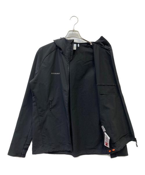 MAMMUT（マムート）MAMMUT (マムート) マクン ソフトシェル フーデット ジャケット ブラック サイズ:Ｌの古着・服飾アイテム