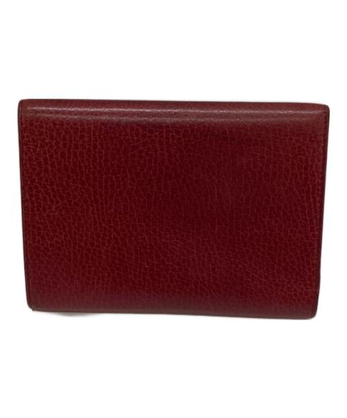 Cartier（カルティエ）Cartier (カルティエ) 3つ折り財布 ボルドーの古着・服飾アイテム