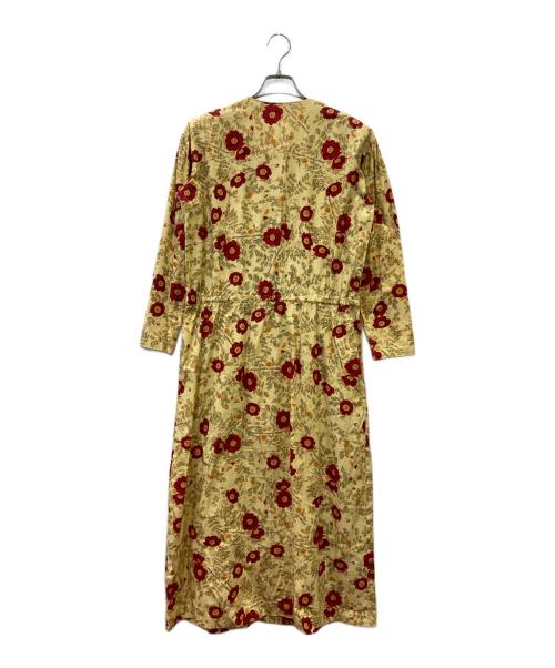 PINK HOUSE（ピンクハウス）PINK HOUSE (ピンクハウス) 長袖ワンピース イエロー サイズ:Freeの古着・服飾アイテム