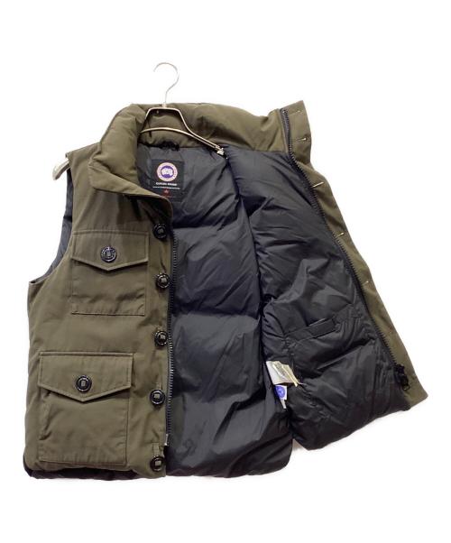 CANADA GOOSE（カナダグース）CANADA GOOSE (カナダグース) ダウンベスト オリーブ サイズ:Lの古着・服飾アイテム