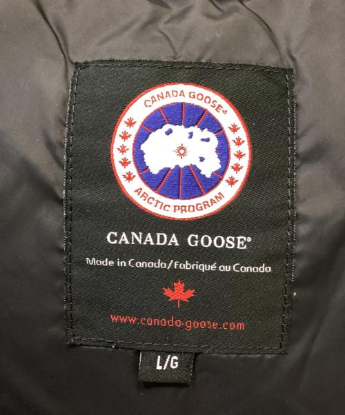 CANADA GOOSE（カナダグース）CANADA GOOSE (カナダグース) ダウンベスト オリーブ サイズ:Lの古着・服飾アイテム
