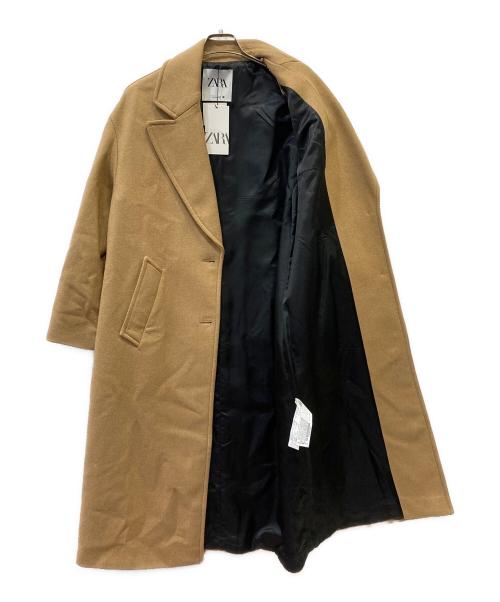 ZARA（ザラ）ZARA (ザラ) チェスターコート キャメル サイズ:Ｓ 未使用品の古着・服飾アイテム