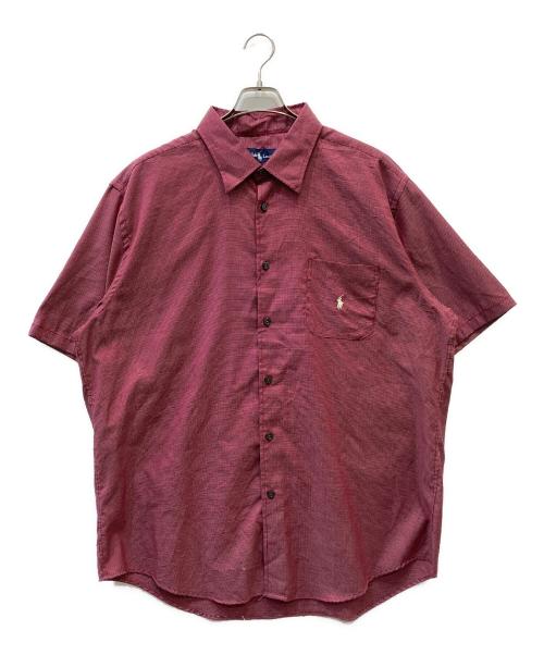 RALPH LAUREN（ラルフローレン）RALPH LAUREN (ラルフローレン) 半袖シャツ レッド サイズ:XXLの古着・服飾アイテム