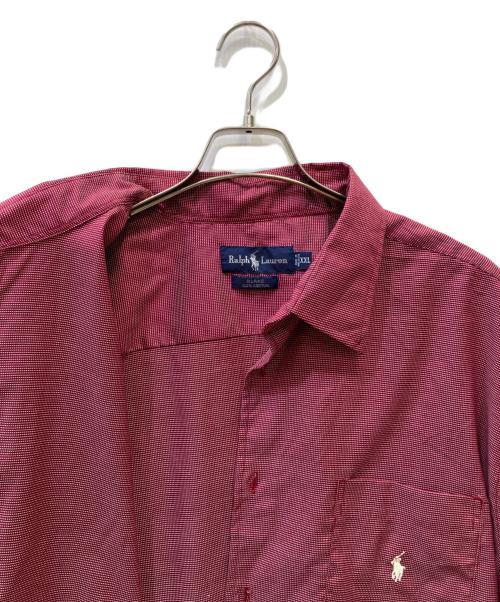 RALPH LAUREN（ラルフローレン）RALPH LAUREN (ラルフローレン) 半袖シャツ レッド サイズ:XXLの古着・服飾アイテム