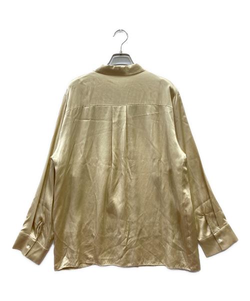 ETRE TOKYO（エトレトウキョウ）ETRE TOKYO (エトレトウキョウ) ボックスシルエットシルクシャツ ベージュ サイズ:Fの古着・服飾アイテム