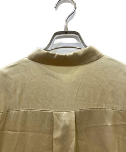 ETRE TOKYO（エトレトウキョウ）ETRE TOKYO (エトレトウキョウ) ボックスシルエットシルクシャツ ベージュ サイズ:Fの古着・服飾アイテム