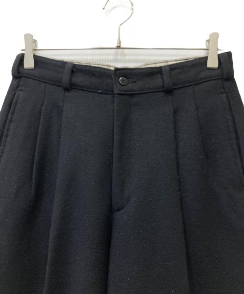 Wrangler（ラングラー）Wrangler (ラングラー) ウールタックパンツ ブラック サイズ:76㎝　W30の古着・服飾アイテム
