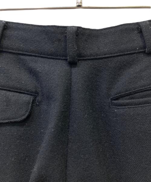 Wrangler（ラングラー）Wrangler (ラングラー) ウールタックパンツ ブラック サイズ:76㎝　W30の古着・服飾アイテム