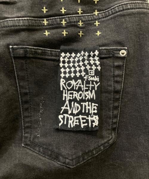 Ksubi（スビ）Ksubi (スビ) ダメージ加工デニムパンツ グレー サイズ:30インチの古着・服飾アイテム