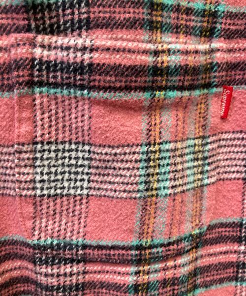 SUPREME（シュプリーム）SUPREME (シュプリーム) フーデッドネルシャツ ピンク サイズ:Sの古着・服飾アイテム