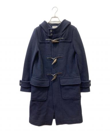 【中古】HYKE ダッフルコート　DOUBLE FACE DUFFLE COAT 中古・古着通販】HYKE (ハイク) ダッフルコート ブラック サイズ:2